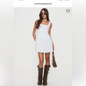Princess Polly White Mini Dress